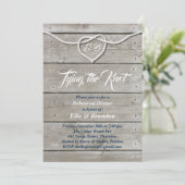 Invitation de la répétition de monogramme nautique (Debout devant)