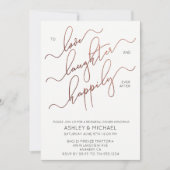 Invitation de la répétition de script noir blanc c (Devant)