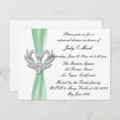 Invitation de la répétition des cygnes en argent d (Devant / Derrière)