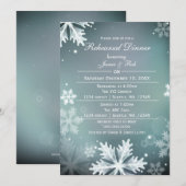 Invitation de la répétition d'hiver Aqua (Devant / Derrière)