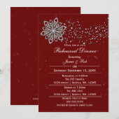 Invitation de la répétition d'hiver de l'argent ro (Devant / Derrière)