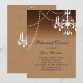 Invitation de la répétition du lustre Ombre (Devant / Derrière)