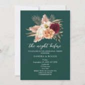 Invitation de la répétition florale Emerald (Devant)