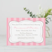 Invitation de la répétition Happy Stripes (rose) (Debout devant)