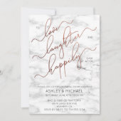 Invitation de la répétition noire en marbre de cui (Devant)