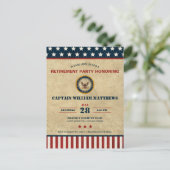 Invitation de la Retraite Party de la marine améri (Debout devant)