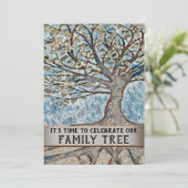 Invitation de la Réunion d'arbre généalogique (Debout devant)