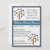 Invitation de la Réunion d'arbre généalogique+ (Devant)