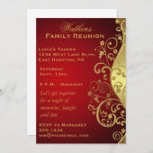Invitation de la Réunion de famille (Devant / Derrière)