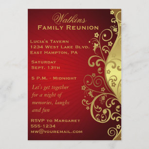 Invitation de la Réunion de famille