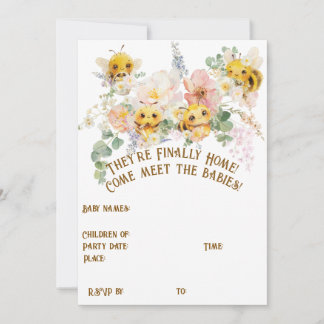 Invitation de la réunion des quatre abeilles