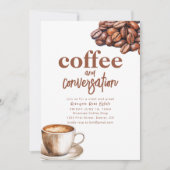 Invitation de la réunion sur le café et la convers (Devant)