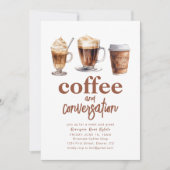 Invitation de la réunion sur le café et la convers (Devant)