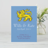 Invitation de la Royal Mariage Watch Party (Blue) (Debout devant)