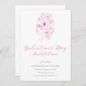 Invitation de la Saint-Galentin (Devant / Derrière)