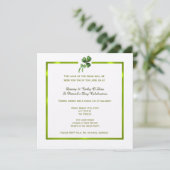Invitation de la Saint-Patrick, Shamrock Vintage (Debout devant)