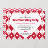 Invitation de la Saint Valentin (Devant / Derrière)