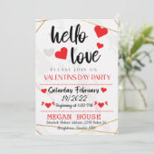 Invitation de la Saint Valentin (Debout devant)