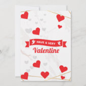 Invitation de la Saint Valentin (Dos)