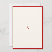 Invitation de la Saint Valentin (Dos)