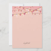 Invitation de la Saint Valentin (Dos)