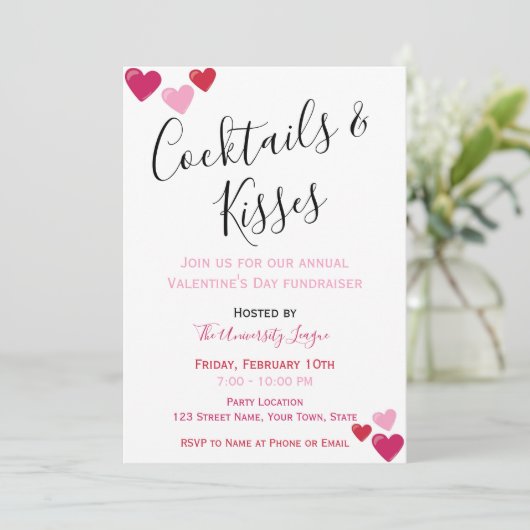 Invitation de la Saint-Valentin (Debout devant)