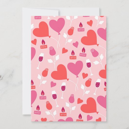 Invitation de la Saint-Valentin (Dos)