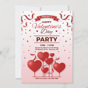 Invitation de la Saint Valentin