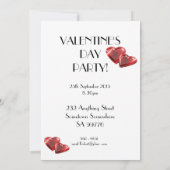 Invitation de la Saint Valentin (Dos)