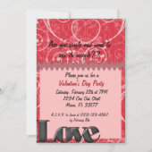 Invitation de la Saint Valentin (Devant)