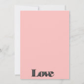 Invitation de la Saint Valentin (Dos)