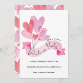 Invitation de la Saint Valentin (Devant / Derrière)