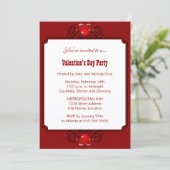 Invitation de la Saint Valentin (Debout devant)