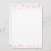 Invitation de la Saint Valentin (Dos)