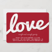 Invitation de la Saint Valentin (Devant)