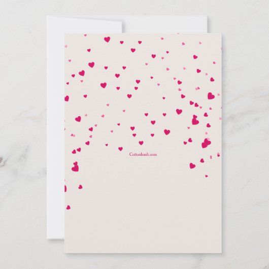 Invitation de la Saint-Valentin 2 (Dos)