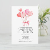 Invitation de la Saint Valentin 5x7 Invitation (Debout devant)