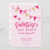 Invitation de la Saint Valentin à la fête des bann (Devant / Derrière)
