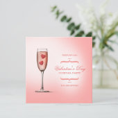 Invitation de la Saint Valentin Cocktail Party (Debout devant)
