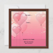 Invitation de la Saint Valentin Cowgirl Western Pa (Dos)