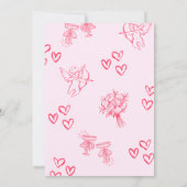 Invitation de la Saint-Valentin Galentine's Day po (Dos)