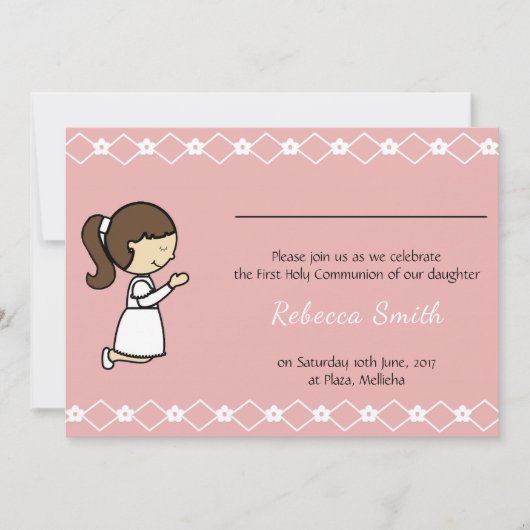 Invitation de la Sainte Communion (Devant)