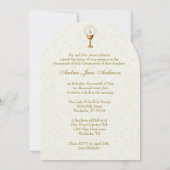 Invitation de la Sainte Communion catholique (Dos)
