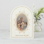 Invitation de la Sainte Communion catholique (Debout devant)