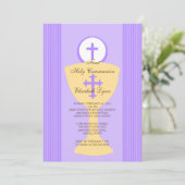 Invitation de la Sainte Communion Chalice Girl Pur (Debout devant)