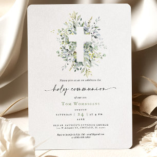 Invitation de la Sainte Communion Verdure