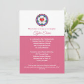 Invitation de la Sainte Croix Rose de Luther Rose (Debout devant)