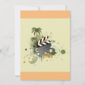 Invitation de la scène de cinéma de vacances (Devant)