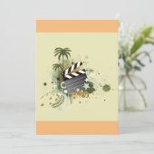 Invitation de la scène de cinéma de vacances (Debout devant)