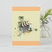 Invitation de la scène de cinéma de vacances